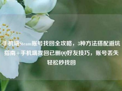 手机端Steam账号找回全攻略，3种方法搭配避坑指南+手机端找回已删QQ好友技巧，账号丢失轻松秒找回
