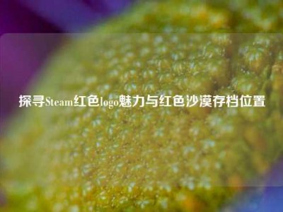 探寻Steam红色logo魅力与红色沙漠存档位置
