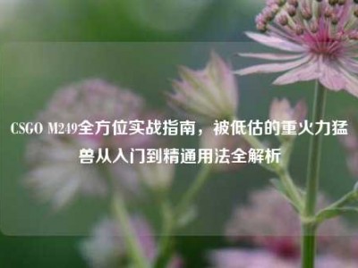 CSGO M249全方位实战指南，被低估的重火力猛兽从入门到精通用法全解析