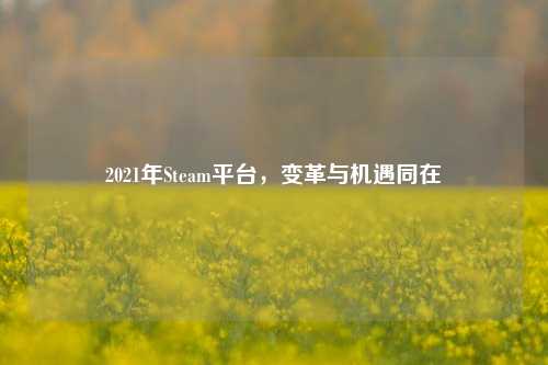2021年Steam平台，变革与机遇同在
