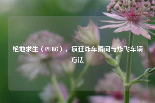 绝地求生(PUBG),疯狂炸车瞬间与炸飞车辆方法