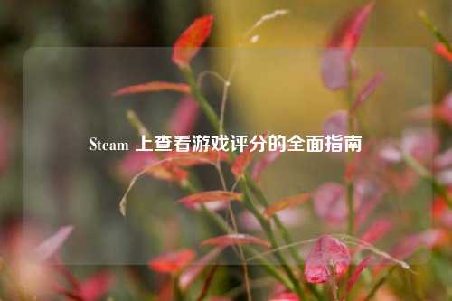 Steam 上查看游戏评分的全面指南