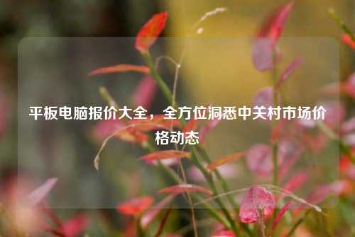 平板电脑报价大全,全方位洞悉中关村市场价格动态