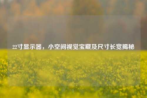 22寸显示器，小空间视觉宝藏及尺寸长宽揭秘