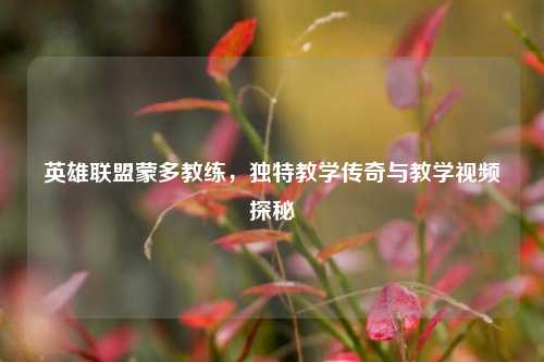 英雄联盟蒙多教练,独特教学传奇与教学视频探秘