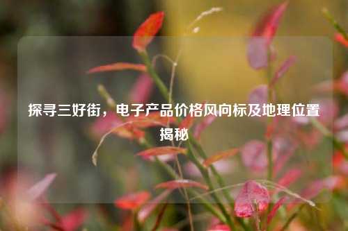 探寻三好街,电子产品价格风向标及地理位置揭秘