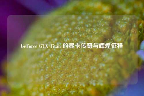 GeForce GTX Titan 的显卡传奇与辉煌征程