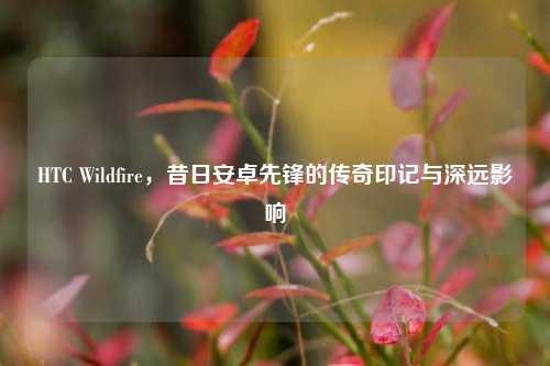 HTC Wildfire,昔日安卓先锋的传奇印记与深远影响