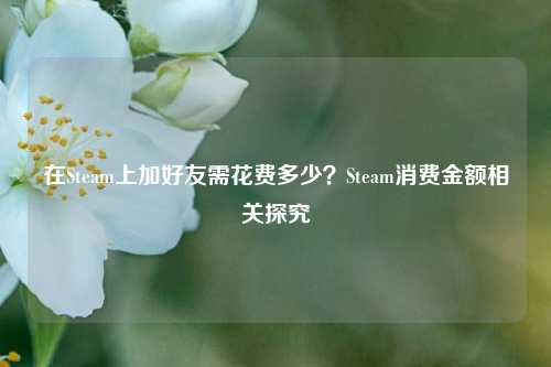 在Steam上加好友需花费多少？Steam消费金额相关探究
