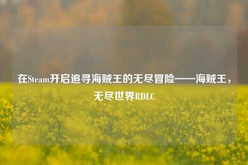 在Steam开启追寻海贼王的无尽冒险——海贼王，无尽世界RDLC