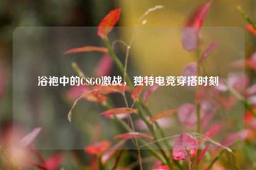 浴袍中的CSGO激战，独特电竞穿搭时刻