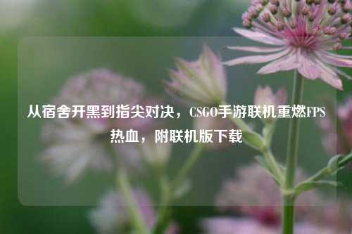从宿舍开黑到指尖对决，CSGO手游联机重燃FPS热血，附联机版下载