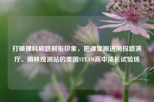 打破理科刷题刻板印象，把课堂搬进风投路演厅、雨林观测站的美国STEAM高中成长试验场