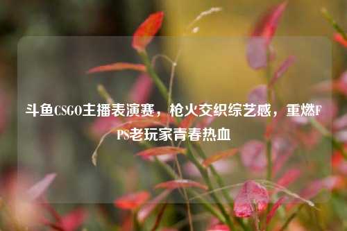 斗鱼CSGO主播表演赛，枪火交织综艺感，重燃FPS老玩家青春热血