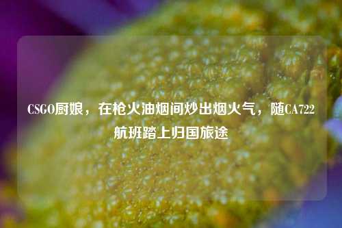 CSGO厨娘，在枪火油烟间炒出烟火气，随CA722航班踏上归国旅途