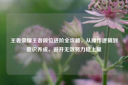 王者荣耀王者段位进阶全攻略，从操作逻辑到意识养成，避开无效努力稳上星