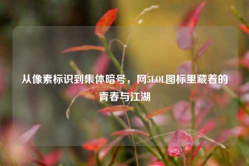 从像素标识到集体暗号,网5LOL图标里藏着的青春与江湖