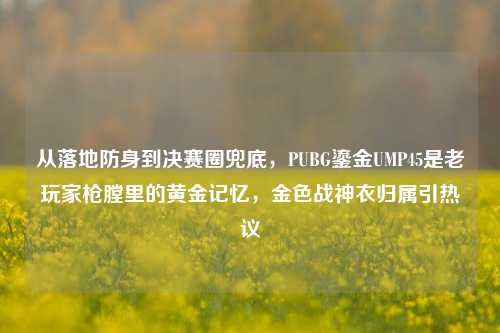 从落地防身到决赛圈兜底,PUBG鎏金UMP45是老玩家枪膛里的黄金记忆,金色战神衣归属引热议