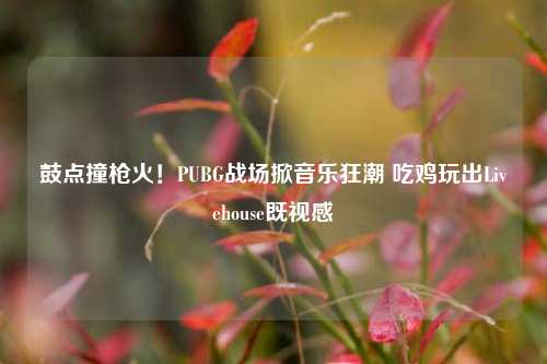 鼓点撞枪火！PUBG战场掀音乐狂潮 吃鸡玩出Livehouse既视感
