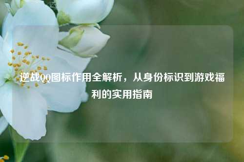 逆战QQ图标作用全解析，从身份标识到游戏福利的实用指南