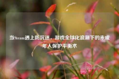当Steam遇上防沉迷，游戏全球化浪潮下的未成年人保护平衡术