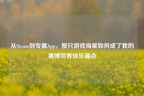 从Steam到专属App，那只游戏海星如何成了我的赛博世界快乐锚点