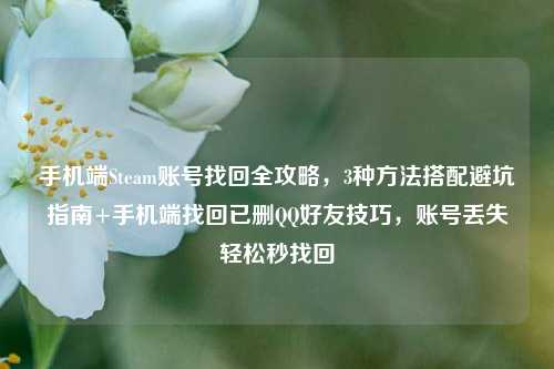 手机端Steam账号找回全攻略，3种方法搭配避坑指南+手机端找回已删QQ好友技巧，账号丢失轻松秒找回