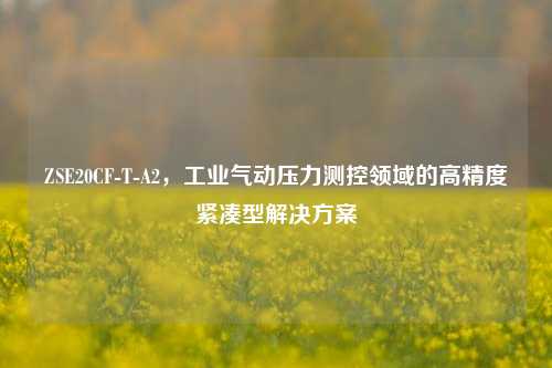 ZSE20CF-T-A2,工业气动压力测控领域的高精度紧凑型解决方案