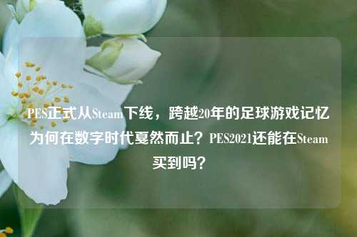 PES正式从Steam下线，跨越20年的足球游戏记忆为何在数字时代戛然而止？PES2021还能在Steam买到吗？