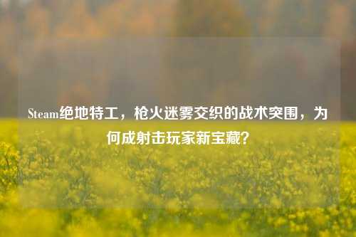 Steam绝地特工，枪火迷雾交织的战术突围，为何成射击玩家新宝藏？