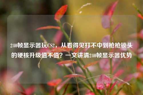 240帧显示器玩CS2，从看得见打不中到枪枪锁头的硬核升级值不值？一文讲清240帧显示器优势