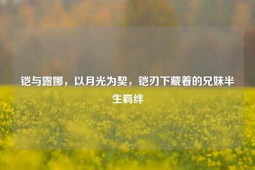铠与露娜，以月光为契，铠刃下藏着的兄妹半生羁绊