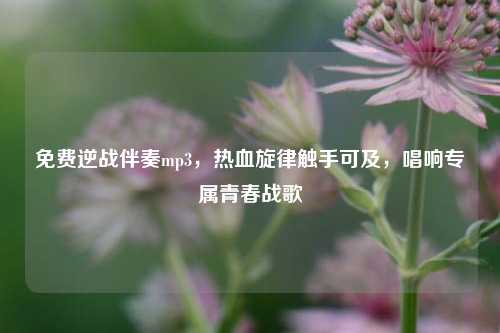 免费逆战伴奏mp3，热血旋律触手可及，唱响专属青春战歌