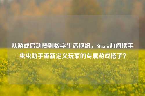 从游戏启动器到数字生活枢纽,Steam如何携手虫虫助手重新定义玩家的专属游戏搭子?