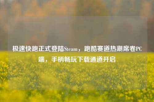 极速快跑正式登陆Steam,跑酷赛道热潮席卷PC端,手柄畅玩下载通道开启