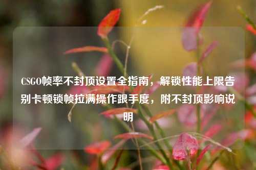 CSGO帧率不封顶设置全指南,解锁性能上限告别卡顿锁帧拉满操作跟手度,附不封顶影响说明