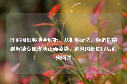 PUBG图纸奖池全解析，从机制玩法、避坑指南到解锁专属皮肤正确姿势，解答图纸抽取后消失问题