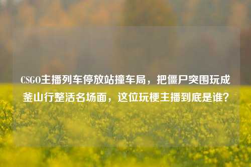 CSGO主播列车停放站撞车局，把僵尸突围玩成釜山行整活名场面，这位玩梗主播到底是谁？