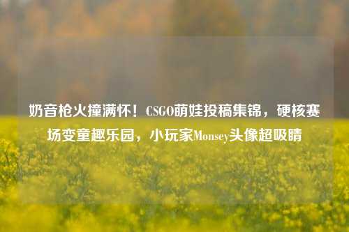 奶音枪火撞满怀！CSGO萌娃投稿集锦，硬核赛场变童趣乐园，小玩家Monsey头像超吸睛