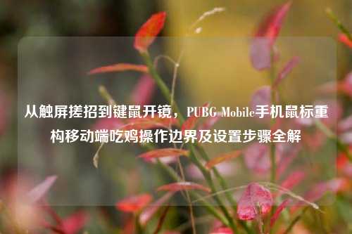 从触屏搓招到键鼠开镜，PUBG Mobile手机鼠标重构移动端吃鸡操作边界及设置步骤全解