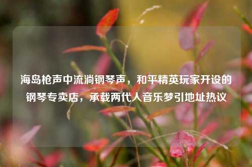 海岛枪声中流淌钢琴声,和平精英玩家开设的钢琴专卖店,承载两代人音乐梦引地址热议