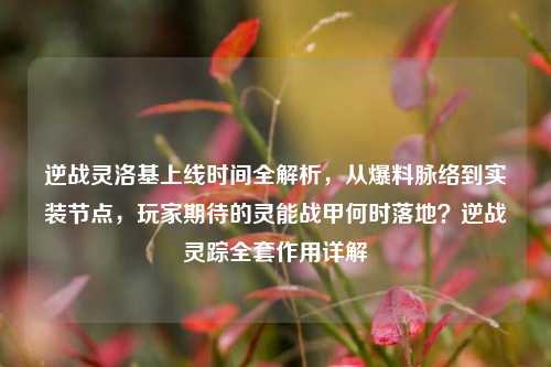 逆战灵洛基上线时间全解析,从爆料脉络到实装节点,玩家期待的灵能战甲何时落地?逆战灵踪全套作用详解