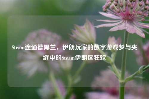 Steam连通德黑兰，伊朗玩家的数字游戏梦与夹缝中的Steam伊朗区狂欢