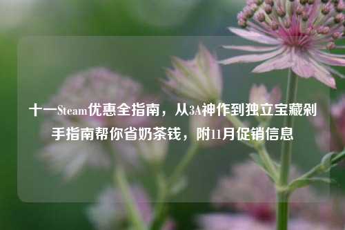十一Steam优惠全指南，从3A神作到独立宝藏剁手指南帮你省奶茶钱，附11月促销信息