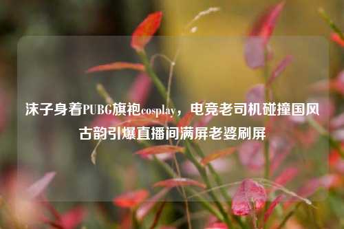 沫子身着PUBG旗袍cosplay，电竞老司机碰撞国风古韵引爆直播间满屏老婆刷屏