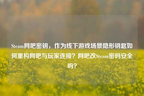 Steam网吧密钥,作为线下游戏场景隐形钥匙如何重构网吧与玩家连接?网吧改Steam密码安全吗?