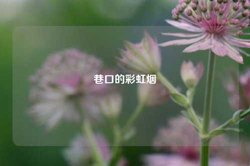 巷口的彩虹烟