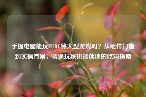 手提电脑能玩PUBG等大型游戏吗?从硬件门槛到实操方案,普通玩家也能落地的吃鸡指南