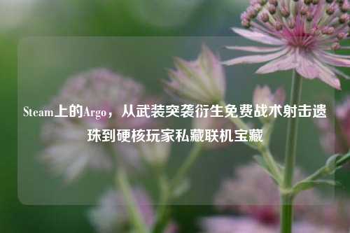 Steam上的Argo，从武装突袭衍生免费战术射击遗珠到硬核玩家私藏联机宝藏