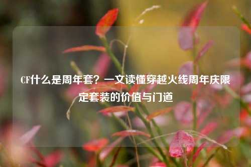 CF什么是周年套？一文读懂穿越火线周年庆限定套装的价值与门道